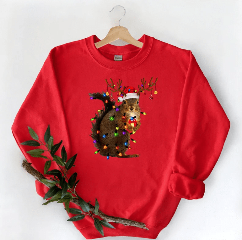 Whimsical Winter Wildlife Sweater