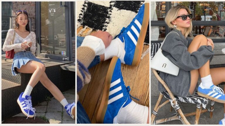 Blue Adidas Sneakers are Stealing the Spotlight for Summers