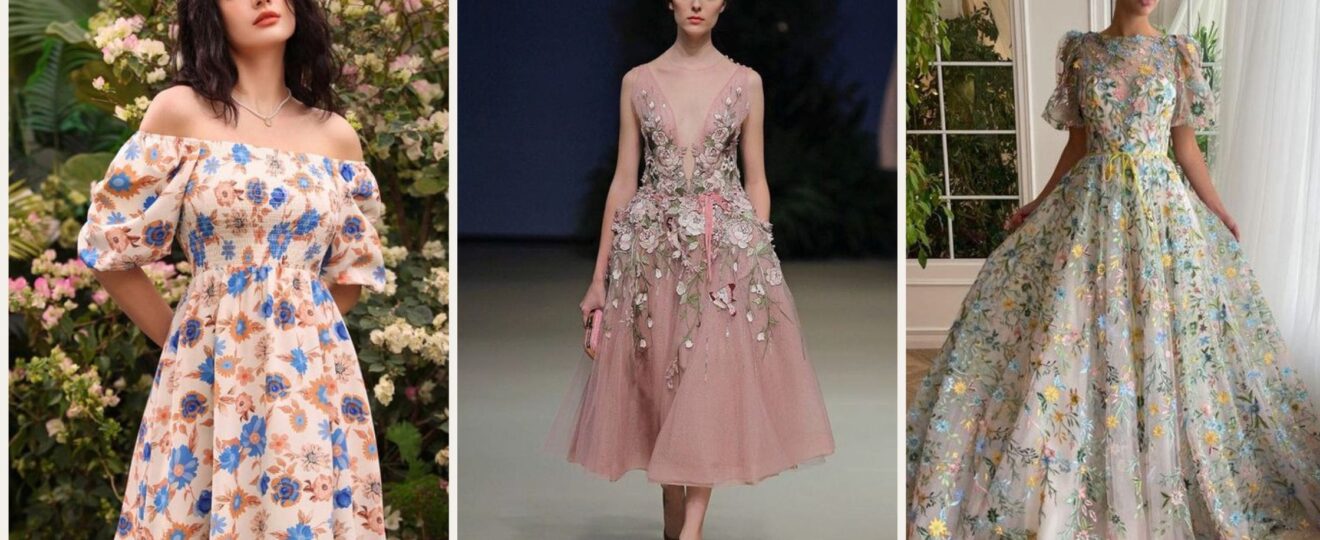 Floral Dresses to Wear in 2024 Prom