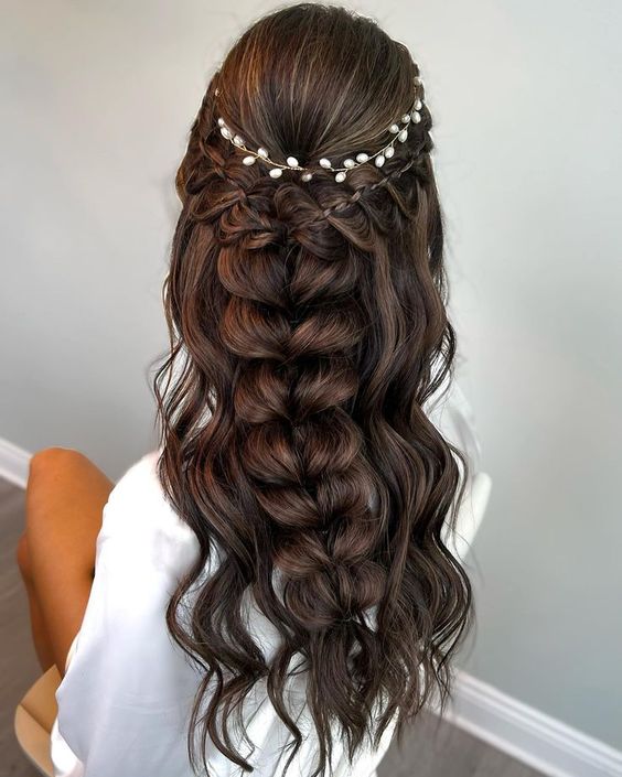 Prom Mermaid Waves hairstyle