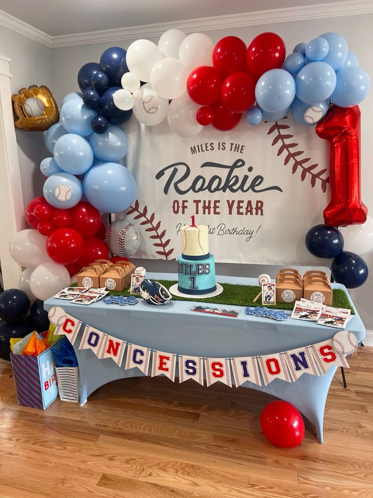 Rookie Birthday Theme