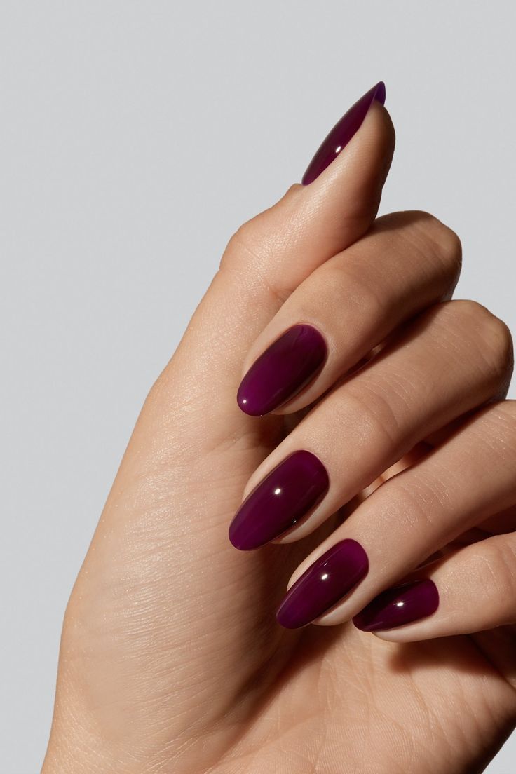 Italian Plum Nails