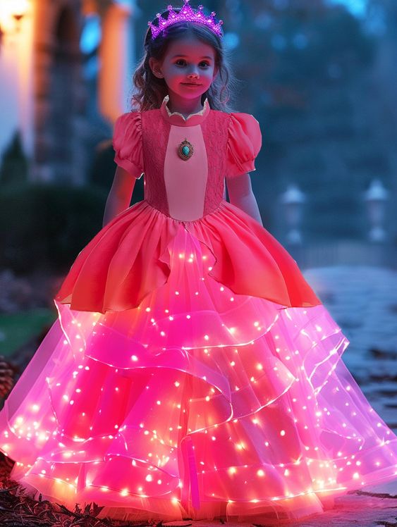 DIY Princess Peach Halloween Costume