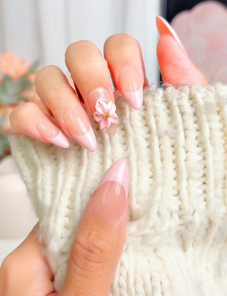 Blush Pink Floral Frenchie