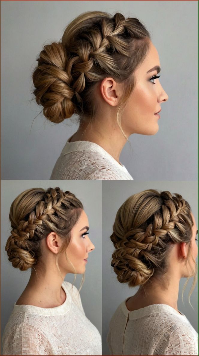 Braided Crown Bun