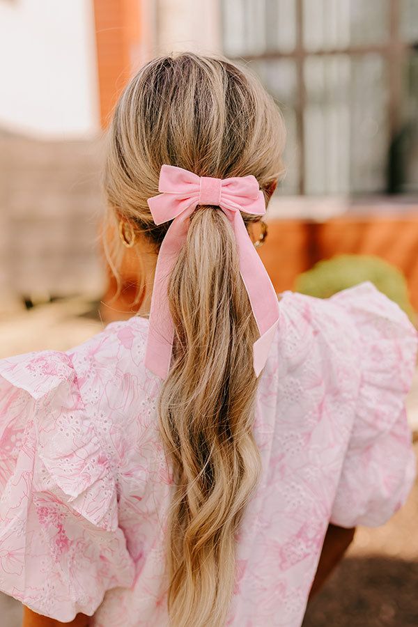 Half-Up Hairstyles with Bows