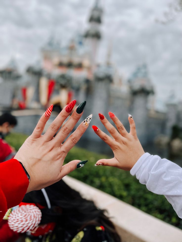 Mom & Me Heart Nail Art