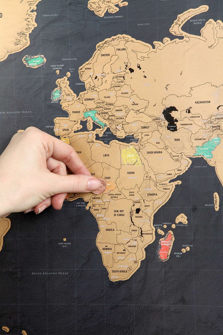 Scratch-Off World Map