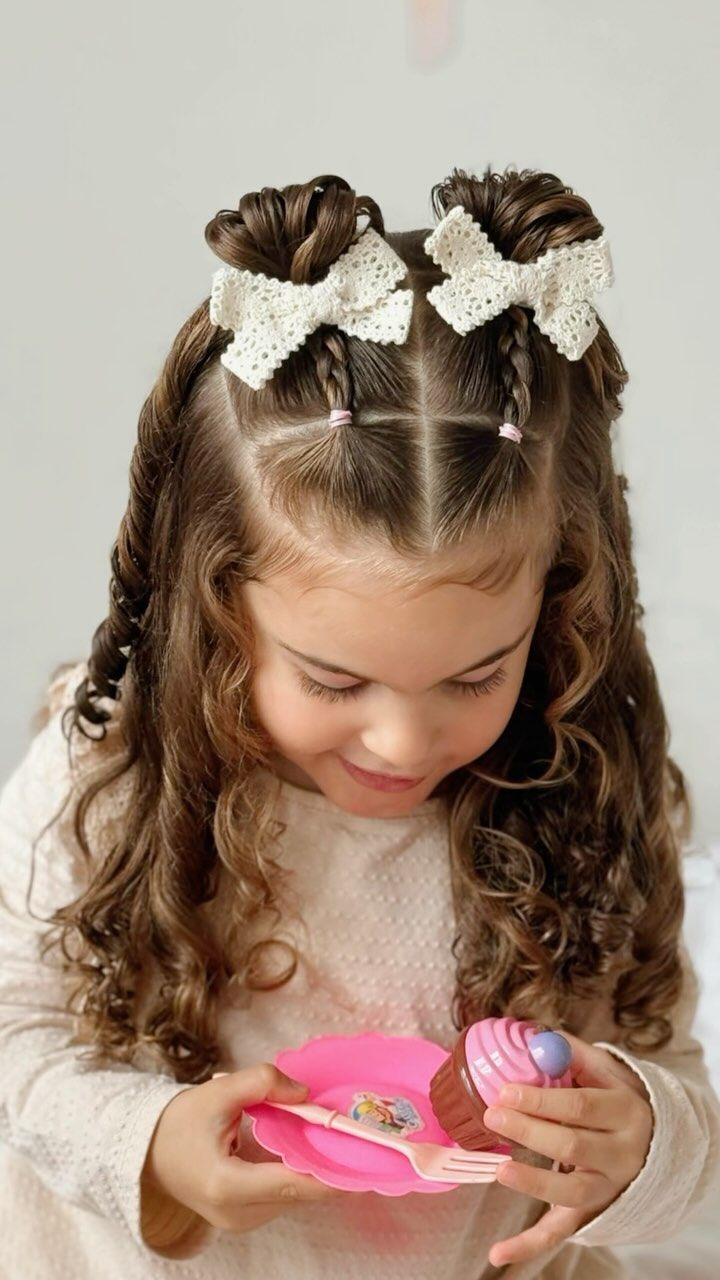 Curly Hair: Pineapple Updo