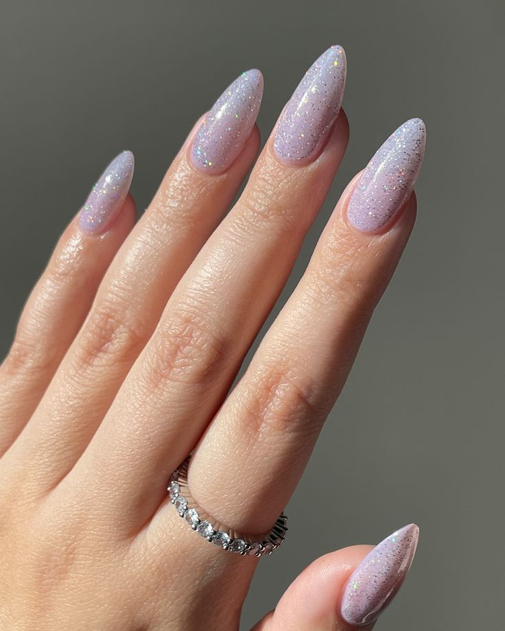 Sparkle Gradient Nails