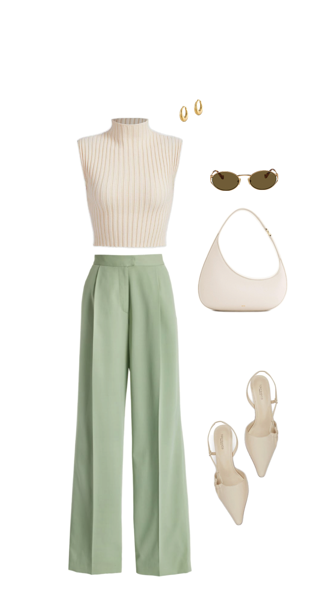 Willow trousers with a crop top