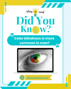 Did You Know Color blindness is more common in men