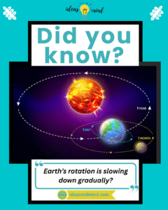 Did know Earth’s rotation is slowing down gradually