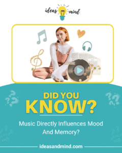 Did you know music directly influences mood and memory
