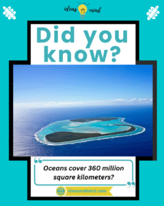 Did you know oceans cover 360 million square kilometers