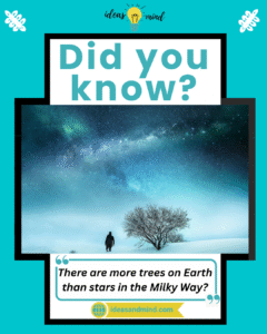 Did you know there are more trees on Earth than stars in the Milky Way