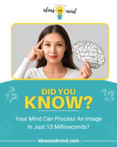 Did you know your mind can process an image in just 13 milliseconds