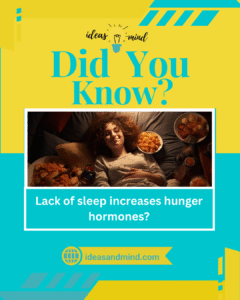 Did you know lack of sleep increases hunger hormones