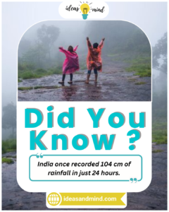 Did You Know India once recorded 104 cm of rainfall in just 24 hours