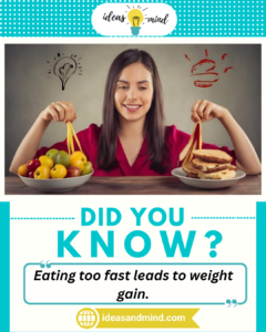 Did you Eating too fast leads to weight gain