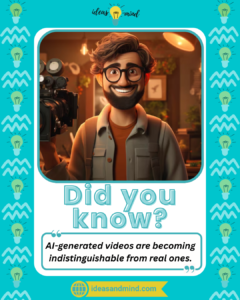 Did you know AI-generated videos are becoming indistinguishable from real ones