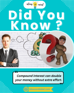 Did you know Compound interest can double your money without extra effort