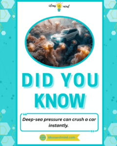 Did you know Deep-sea pressure can crush a car instantly
