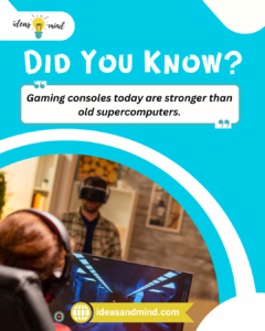 Did you know Gaming consoles today are stronger than old supercomputers