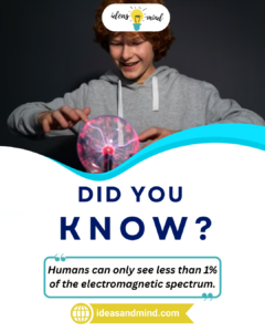 Did you know Humans can only see less than 1% of the electromagnetic spectrum