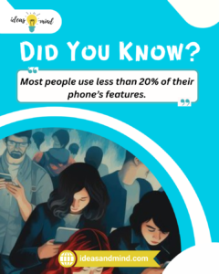 Did you know Most people use less than 20% of their phone’s features