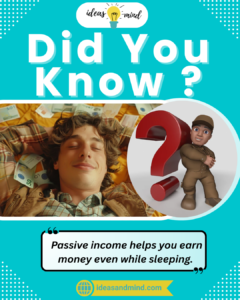 Did you know Passive income helps you earn money even while sleeping