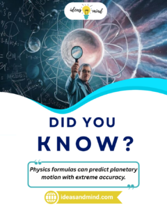 Did you know Physics formulas can predict planetary motion with extreme accuracy