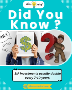 Did you know SIP investments usually double every 7–10 years