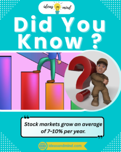 Did you know Stock markets grow an average of 7–10_ per year