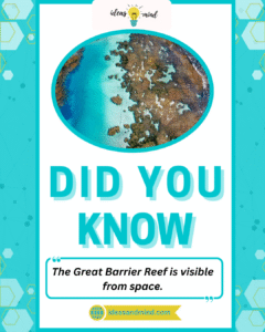 Did you know The Great Barrier Reef is visible from space