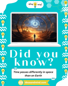 Did you know Time passes differently in space than on Earth
