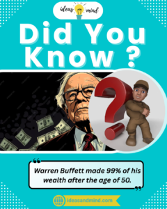 Did you know Warren Buffett made 99_ of his wealth after the age of 50