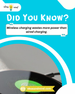 Did you know Wireless charging wastes more power than wired charging