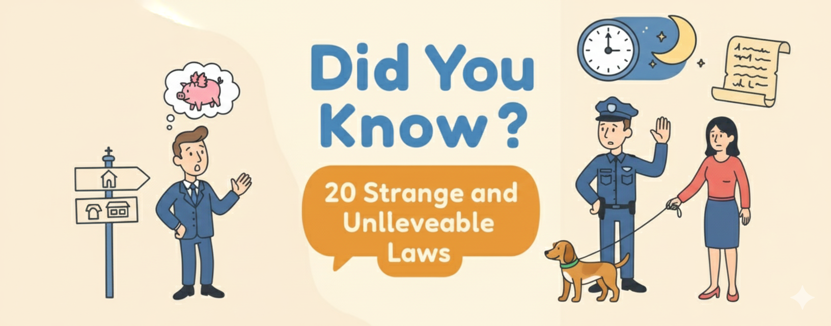 Did you know 20 strange and unlleveable laws