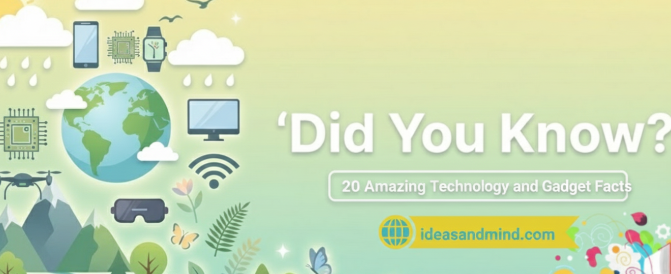 20 Eye-Opening Technology and Gadget Facts