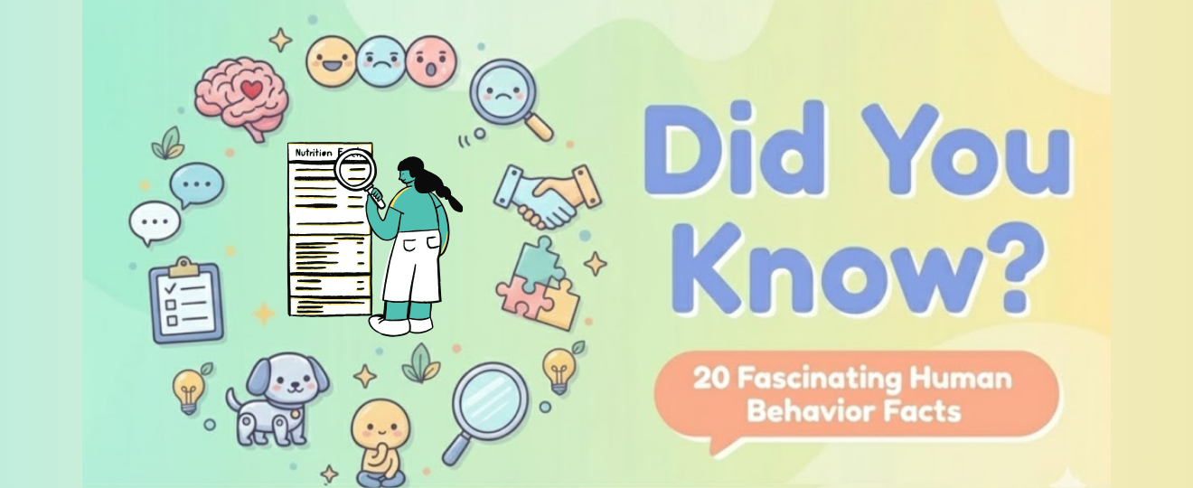 Did You Know human Behavior Facts