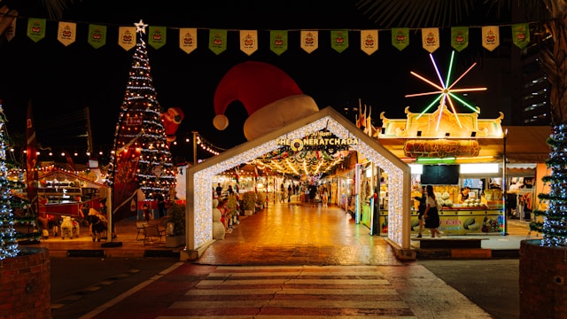 Christmas Market in Thailand Christmas Market in Thailand