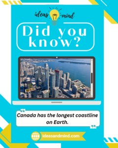 Did you Know Canada has the longest coastline on Earth