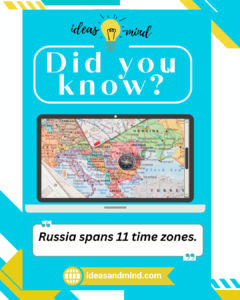 Did you Know russia spons 11 time zones