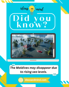 Did you Know The Maldives may disappear due to rising sea levels
