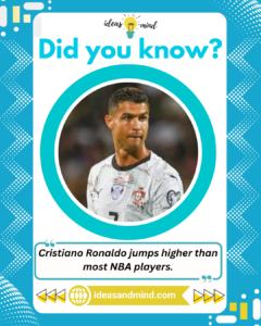 Did you know Cristiano Ronaldo jumps higher than most NBA players