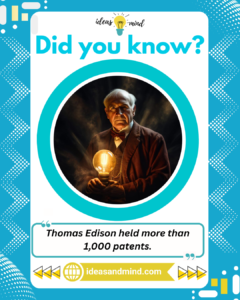 Did you know Thomas Edison held more than 1,000 patents